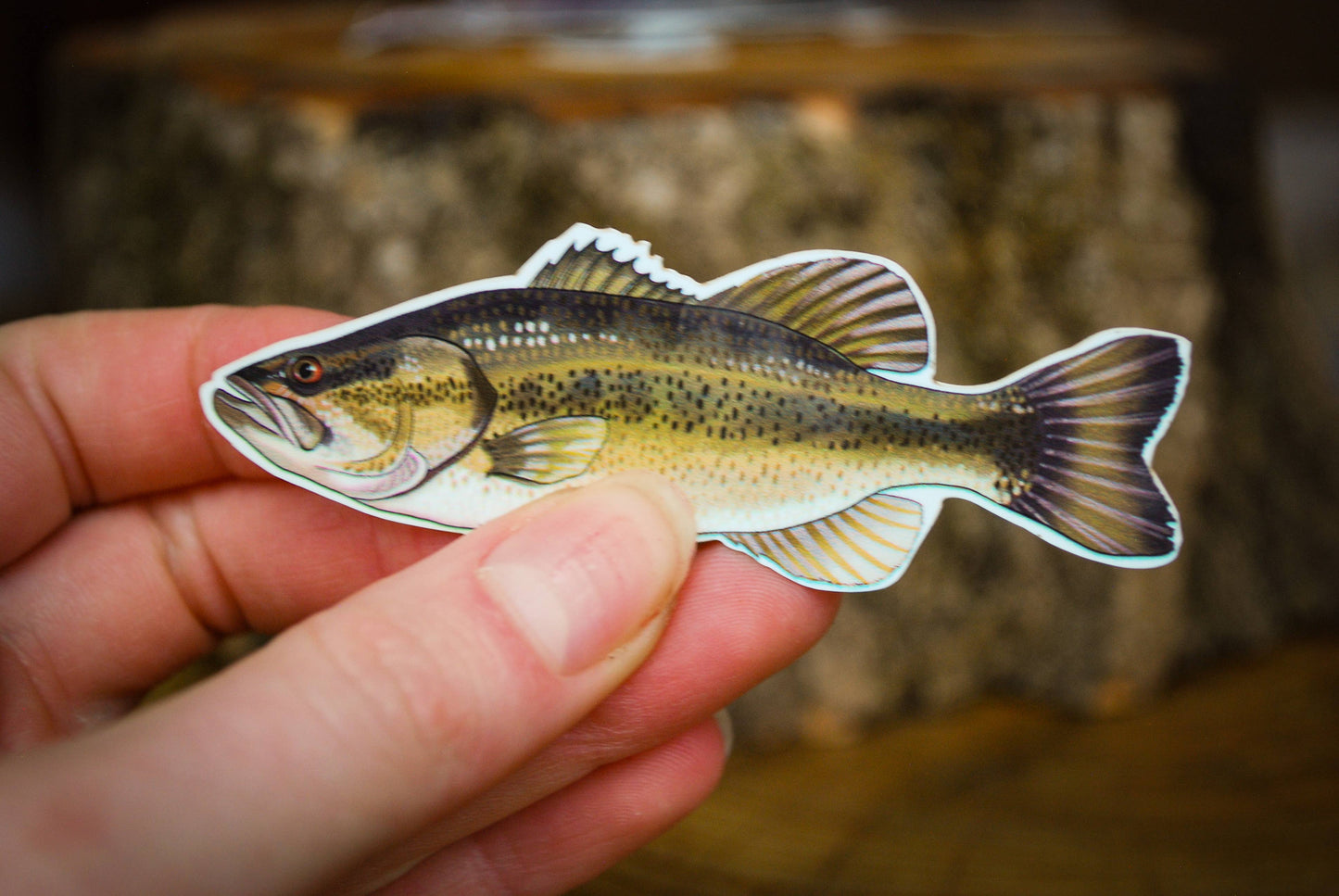 3” Largemouth Bass Sticker
