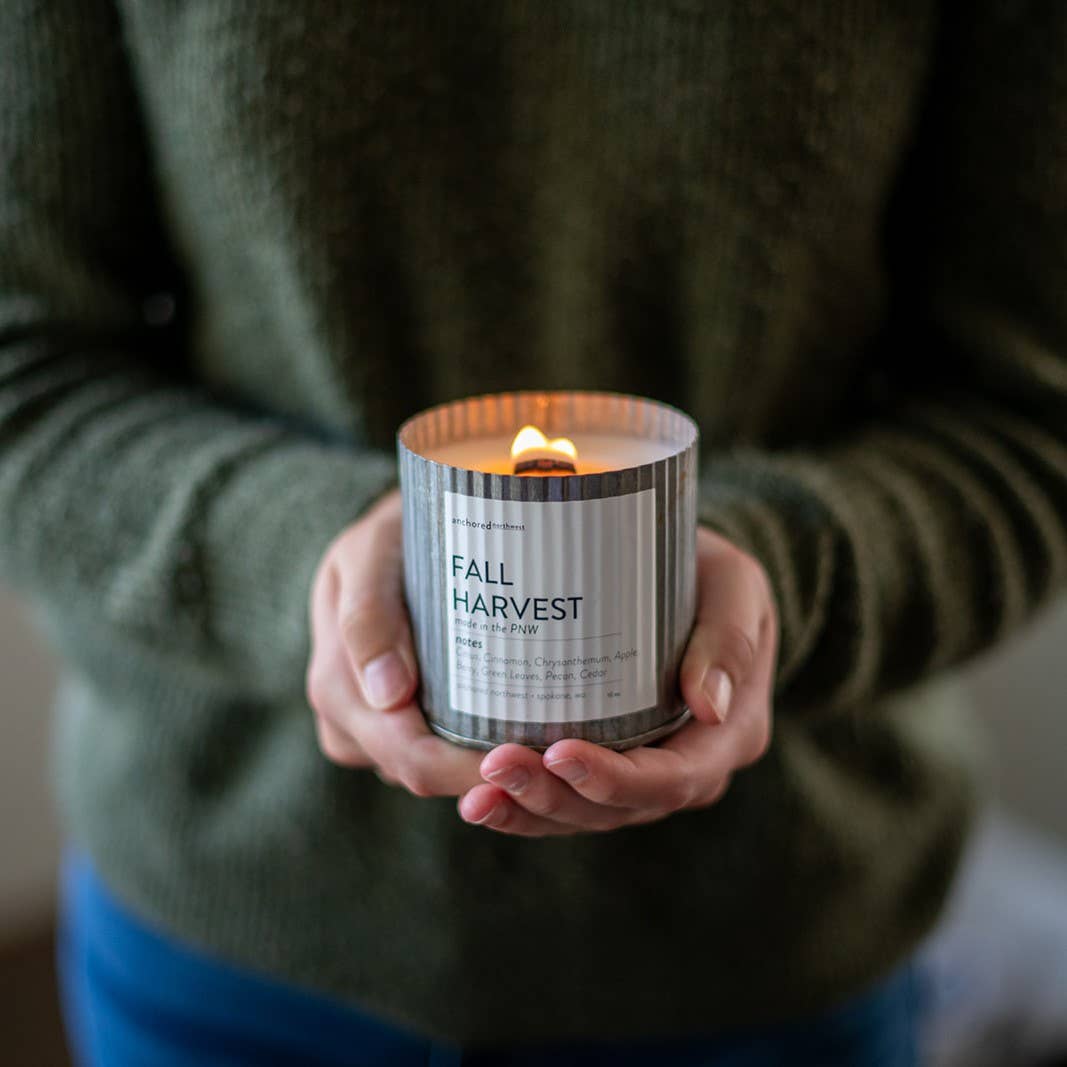 Date Night Rustic Vintage Farmhouse Wood Wick Candle
