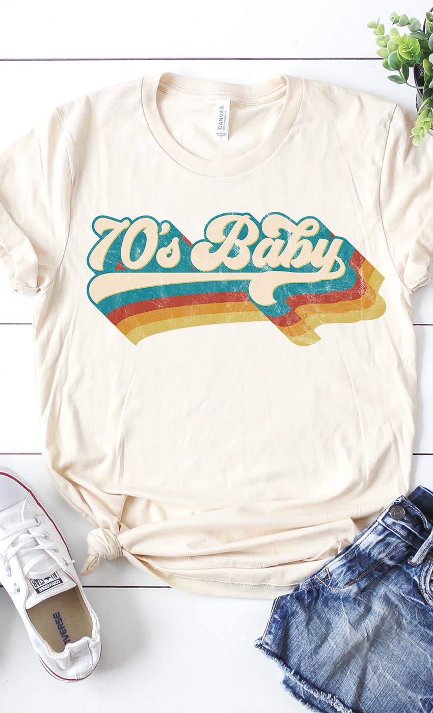 Retro 70s Baby Graphic Tee