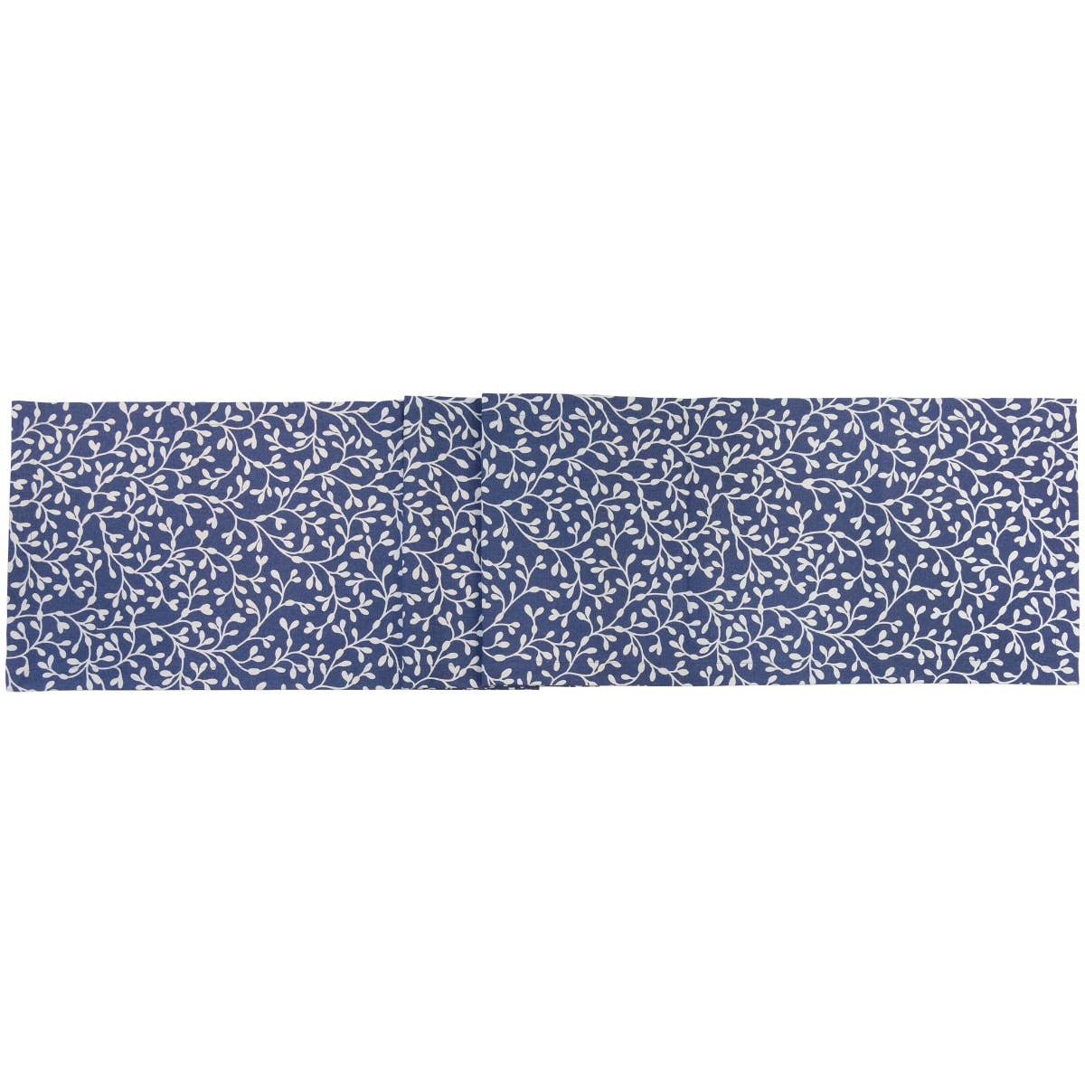 72" Navy Seaweed Cotton Table Runner