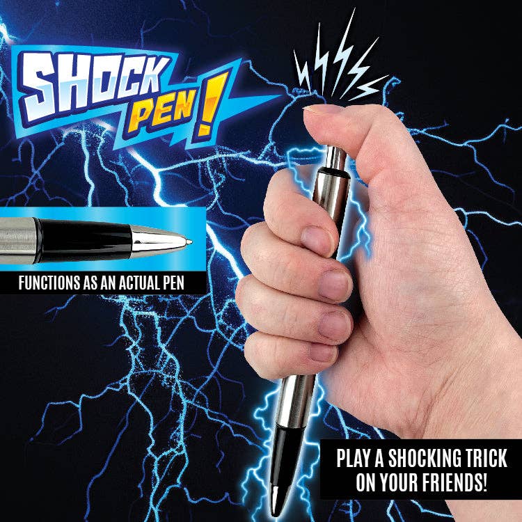 Practical Joke Gag Shock Pen - 6 Piece Display