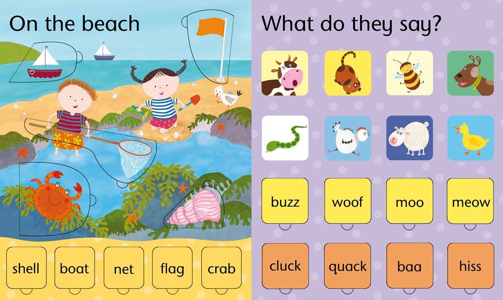 Lift-The-Flap Word Book : Usborne