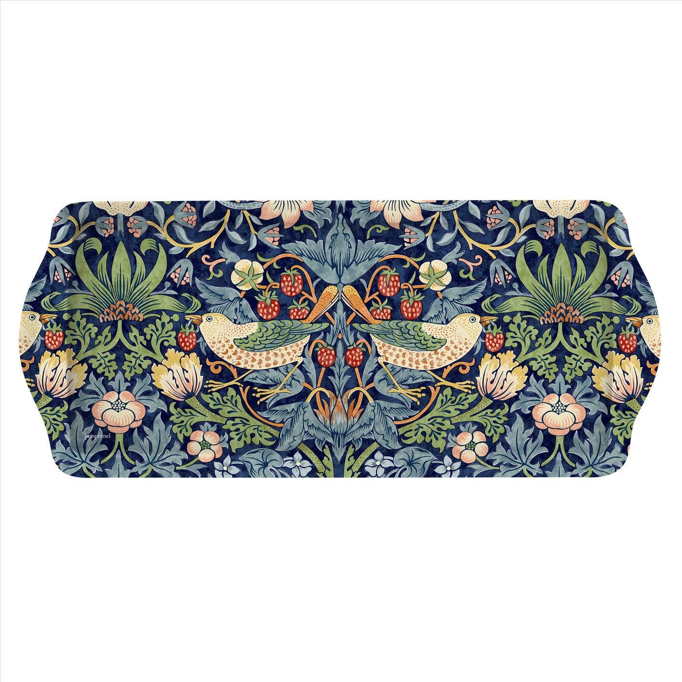Strawberry Thief Blue by Morris & Co Melamine Sandwich Tray