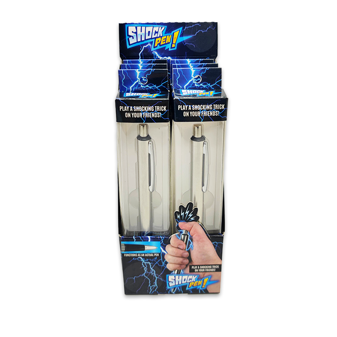 Practical Joke Gag Shock Pen - 6 Piece Display