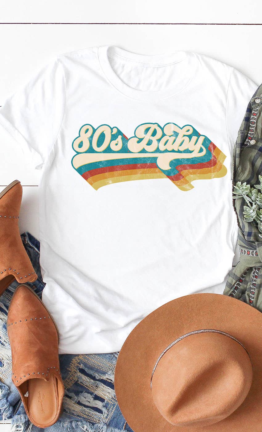 Retro 80s Baby Graphic Tee