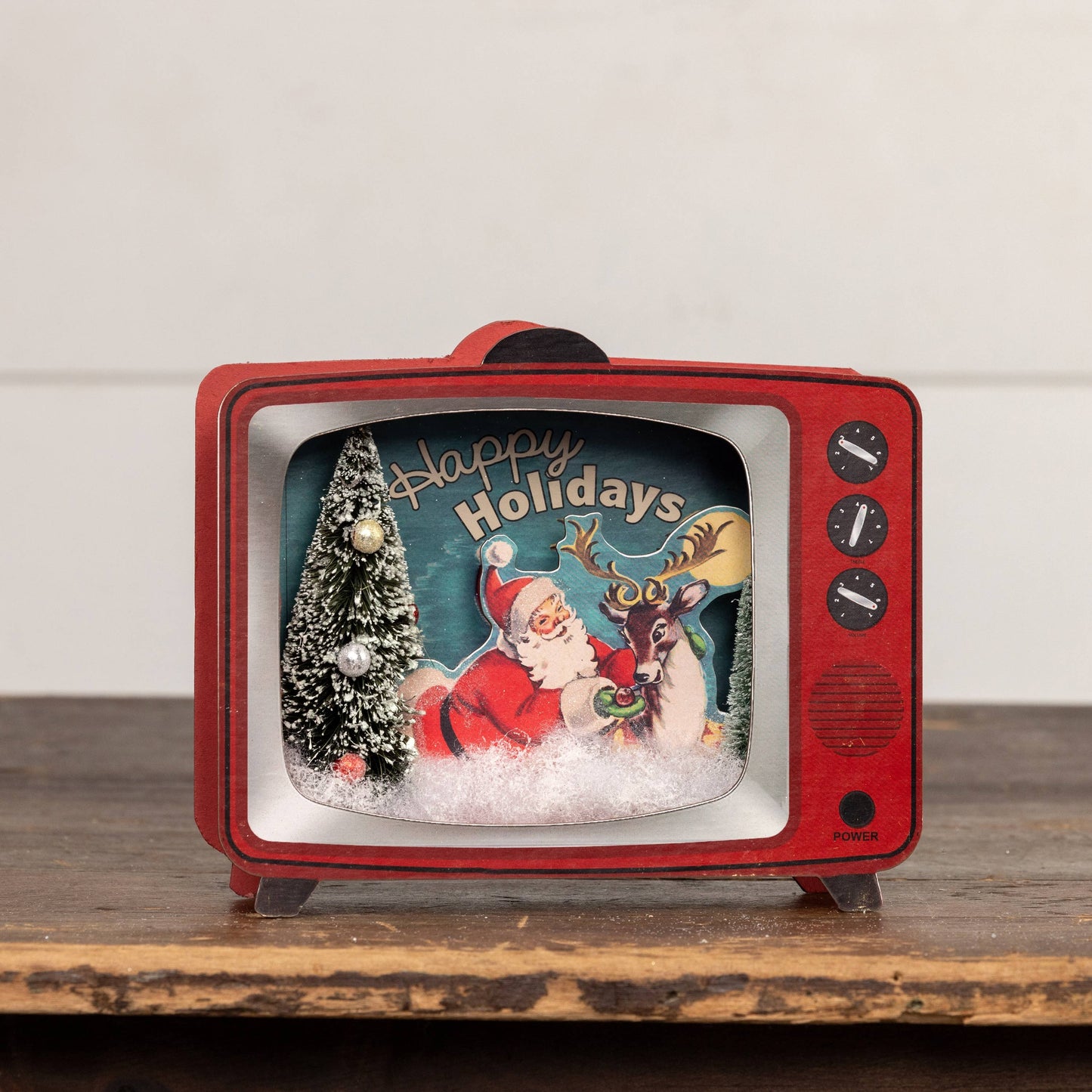 8" HAPPY HOLIDAYS TELEVISION