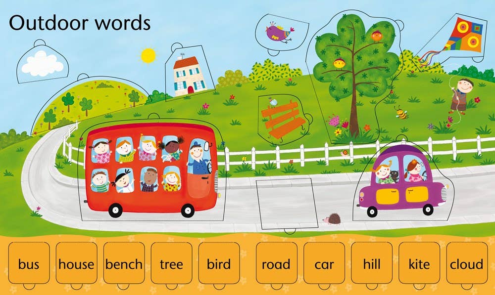 Lift-The-Flap Word Book : Usborne