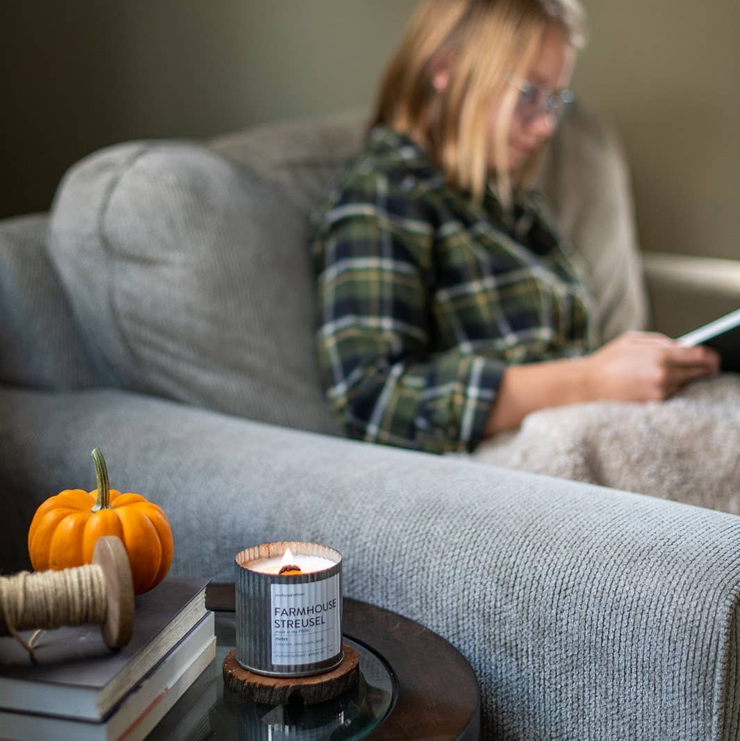 Best Friend Rustic Vintage Farmhouse Wood Wick Candle