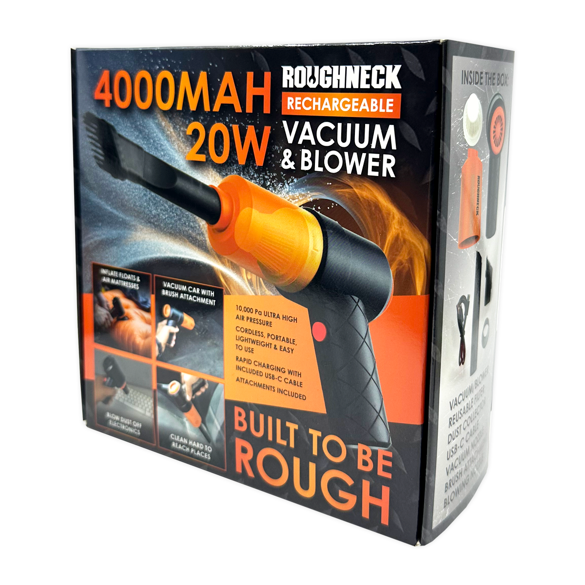 3-in-1 Rechargeable Portable Vacuum Blower Pump- 4/Display