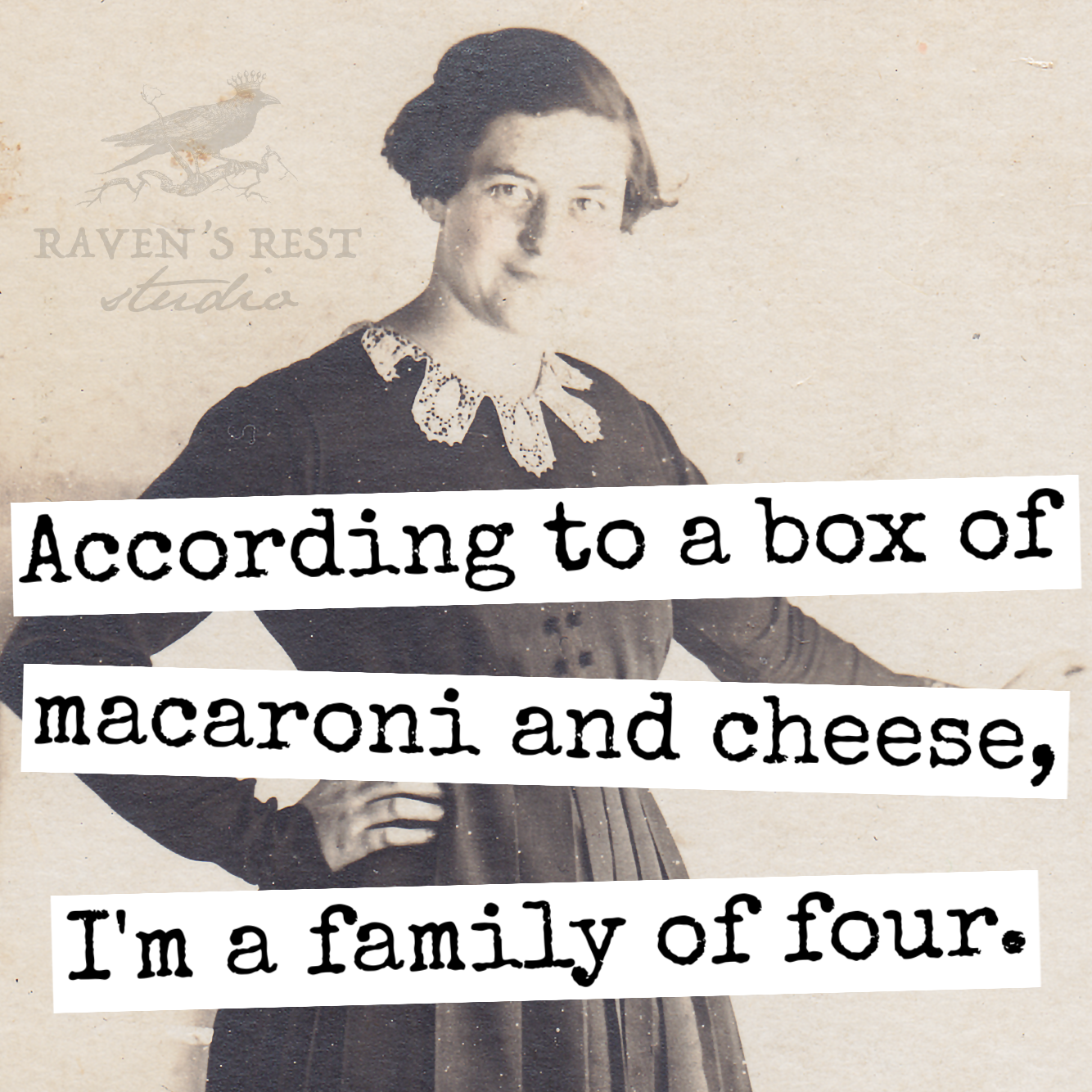 Fridge Magnet.  According To A Box Of Macaroni And Cheese...