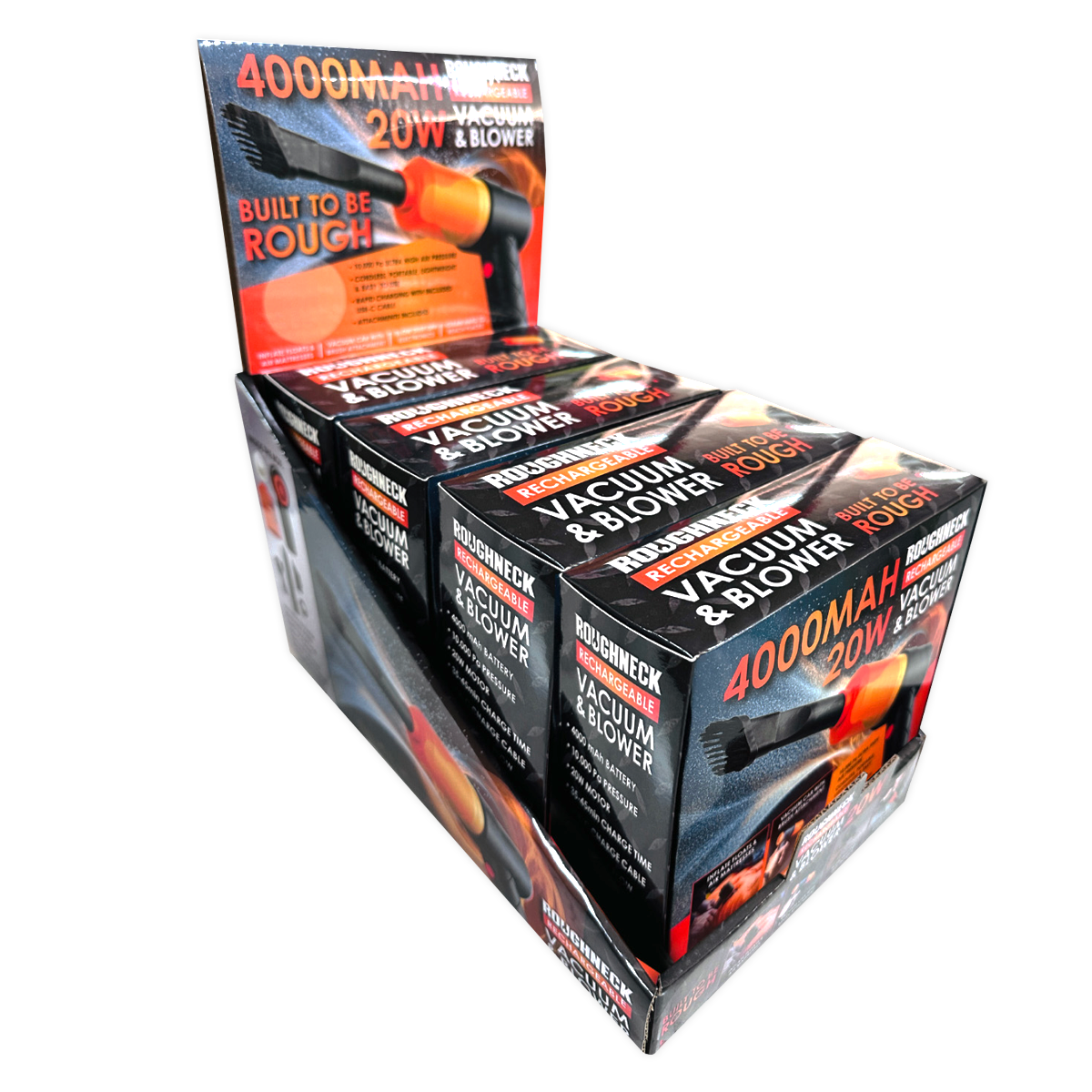 3-in-1 Rechargeable Portable Vacuum Blower Pump- 4/Display