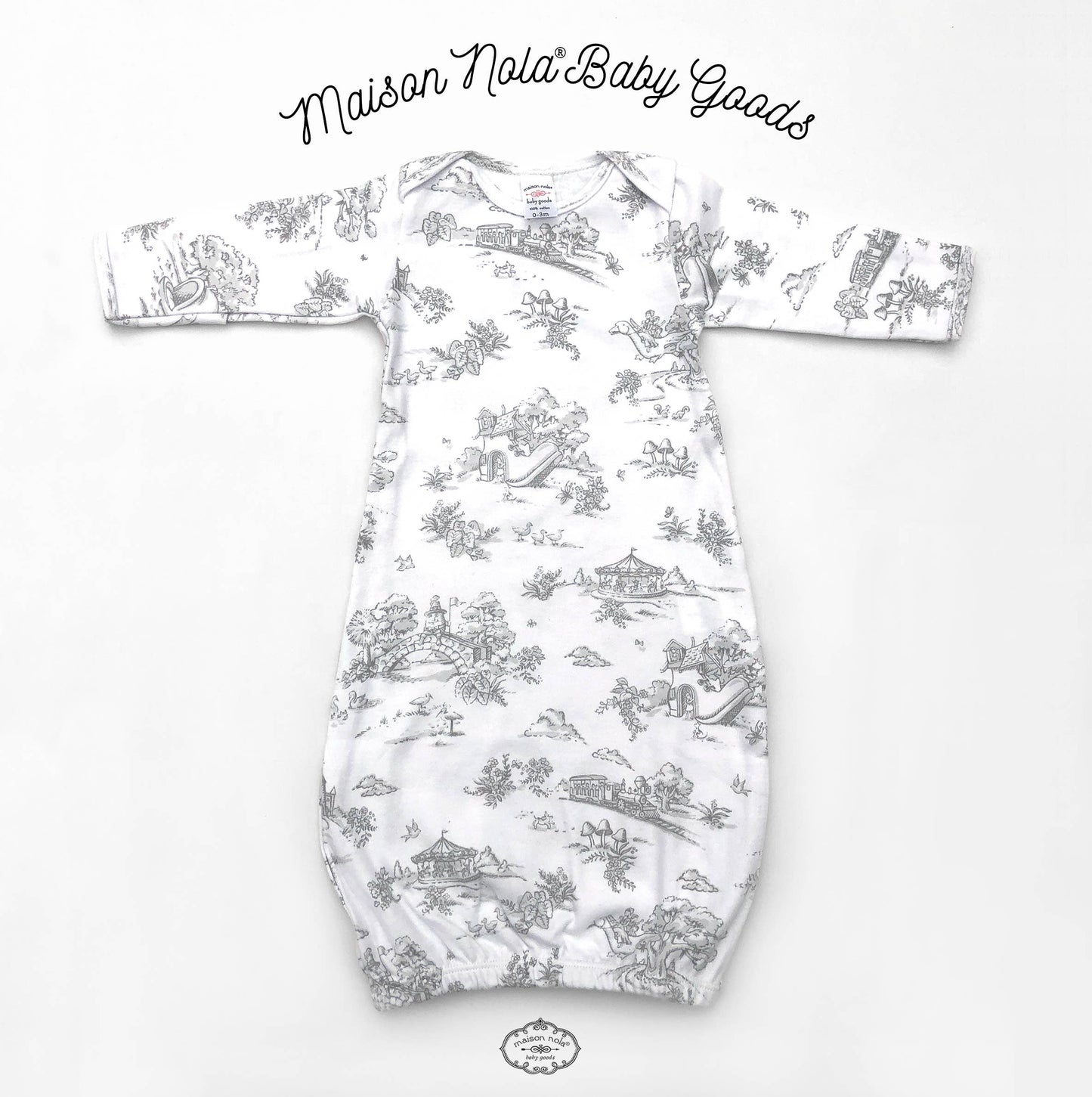 Bamboo Baby Gown