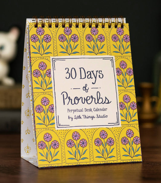 30 Days of Proverbs Perpetual Calendar – Vibrant